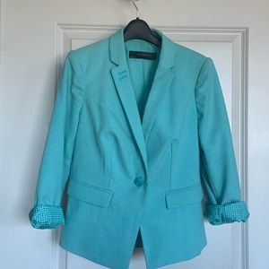 The Limited Teal Blazer w/ Silk Lining - XS